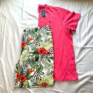 2pcs Set - NWT Polo Ralph Lauren T-shirt & NWOT Urban Heritage Shorts - XXL W38